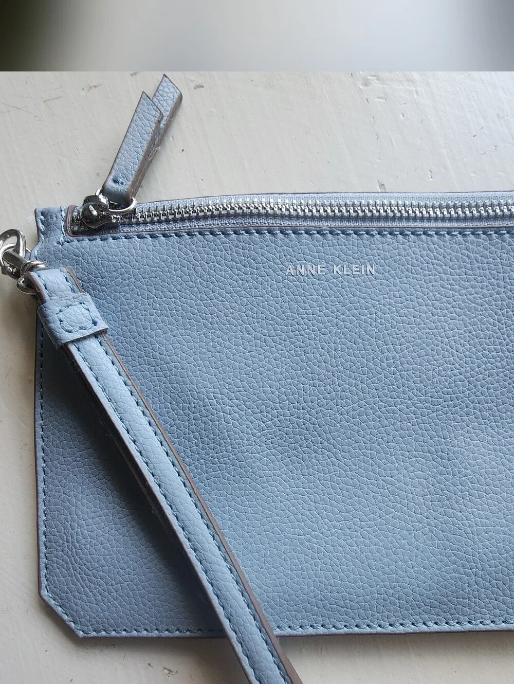 Anne Klein Baby Blue Clutch